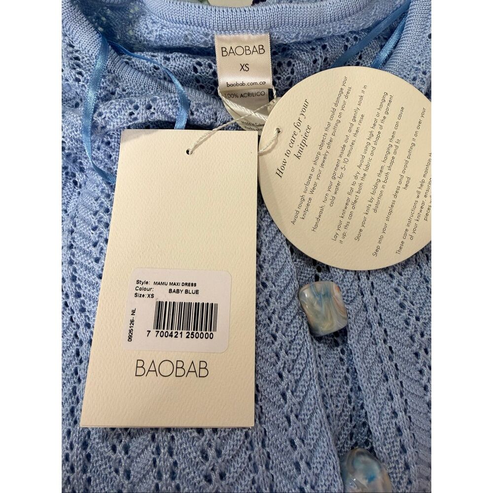 Baobab Mamu Maxi Dress in Baby Blue Size XS $350 - Picture 8 of 8